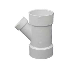 GENOVA 71041 Pipe Wye, 4 in Hub, 4 in, 1-1/2 in