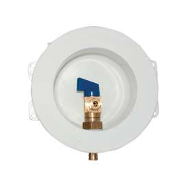 EASTMAN 60238 Round Ice Maker Outlet Box, Brass