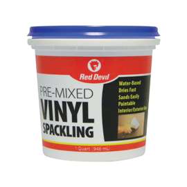 Red Devil 0534 Spackling Compound Off-White, 1 qt Tub
