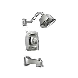Moen Boardwalk 82830EP Tub/Shower Faucet, 1-Handle, Diverter Tub Spout, Chrome