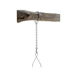 Droll Yankees LC18 Rust-Resistant Locking Chain with Snap Close Lock, Steel