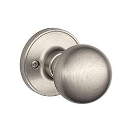 Schlage Corona J170 CAN 619 Non-Turning Dummy Door Knob, Zinc, Satin Nickel