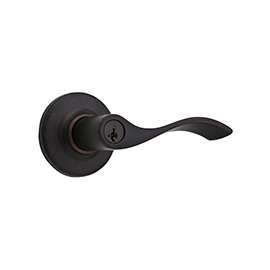 Kwikset 405BL-11P Keyed Entry Lever, Keyed Key, 3 Grade, Metal, Venetian Bronze