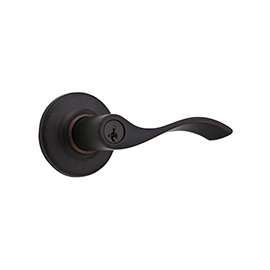 Kwikset 405BL-11P Keyed Entry Lever, Keyed Key, 3 Grade, Metal, Venetian Bronze