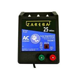 Zareba EAC25M-Z Electric Fence Charger, 115 V, 1 J