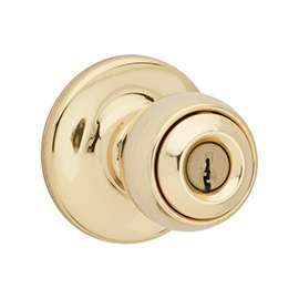 Kwikset 450P-3 Keyed Entry Lever, Brass