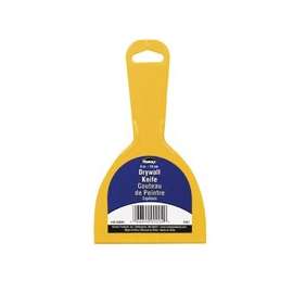 Homax 40-00004 Taping Knife, Polystyrene Plastic Blade, Yellow Handle