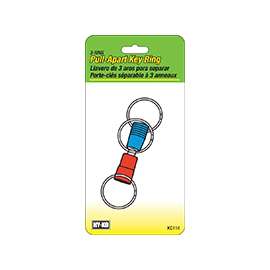 HY-KO KC114 3-Ring, Pull-Apart Key Ring