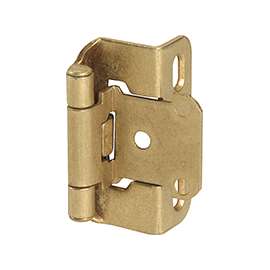 Amerock BPR7550BB Cabinet Hinge, Steel, Burnished Brass