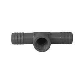 GENOVA 351481 Insert Pipe Tee, 3/4 in Insert x 3/4 in Insert x 1/2 in FIP, 200 psi, Polypropylene/PVC