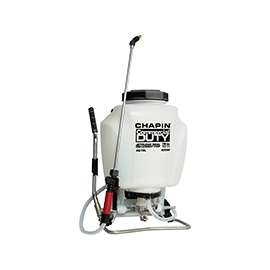 CHAPIN 63900 Backpack Sprayer, 4 gal Tank, 48 in L Hose, Poly Tank