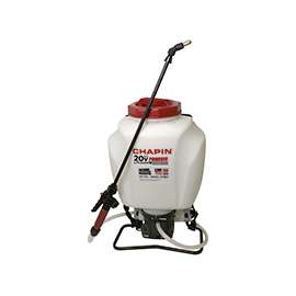 CHAPIN 63985 Backpack Sprayer, 4 gal Tank, Poly Tank, 20 ft Horizontal, 27 ft Vertical Spray Range, 48 in L Hose