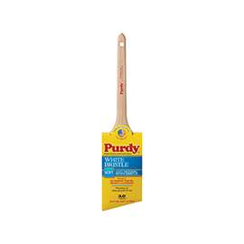 Purdy White Bristle Adjutant 024430 Trim Brush, Rat Tail Handle, Stainless Steel Ferrule