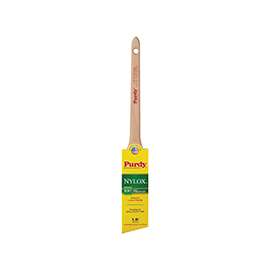 Purdy Nylox Dale 080215 Trim Brush, 7.313 in L Handle, Rat Tail Handle, Stainless Steel Ferrule