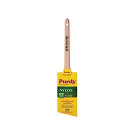 Purdy Nylox Dale 080225 Trim Brush, 8-1/4 in L Handle, Rat Tail Handle, Stainless Steel Ferrule