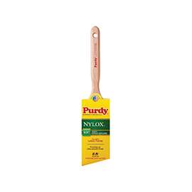 Purdy Nylox Glide 152225 Trim Brush, 7-3/8 in L Handle, Fluted Handle, Stainless Steel Ferrule