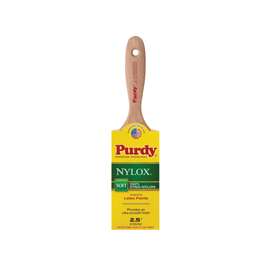 Purdy Nylox Sprig 380225 Trim Brush, Beaver Tail Handle, Stainless Steel Ferrule