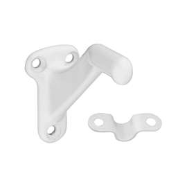 National Hardware 856063 Extra-Heavy Handrail Bracket, Aluminum, White