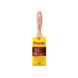 Purdy XL Sprig 380325 Trim Brush, 5-1/2 in L Handle, Beaver Tail Handle, Copper Ferrule