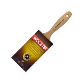 WOOSTER 4233-3 Paint Brush, 3-3/16 in L Bristle, Varnish Handle, Stainless Steel Ferrule