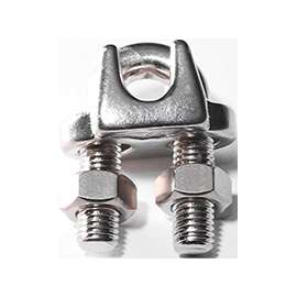 BARON 260S-5/16 Wire Rope Clip, 5/16 in Opening, Stainless Steel