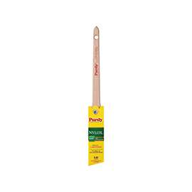 Purdy Nylox Dale 080210 Trim Brush, 6-3/4 in L Handle, Rat Tail Handle, Stainless Steel Ferrule