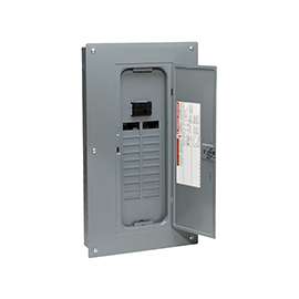 Square D HOM2040M100PC Plug-On Neutral Loadcenter, 120/240 V, 100 A, 20-Space