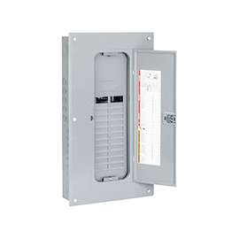 Square D Homeline HOM2040L125PC Load Center, Plug-In Mounting, 125 A, Main Lug Breaker/Load Center, 20-Space
