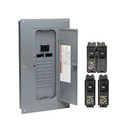 Square D HOM2040M100PCVP Plug-On Neutral Loadcenter, 120/240 V, 100 A, 20-Space
