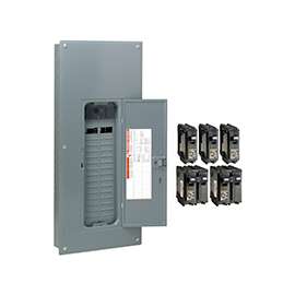 Square D HOM3060M200PCVP Plug-On Neutral Loadcenter, 120/240 V, 200 A, 30-Space