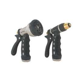 Landscapers Select Adjustable Nozzle Set, 2 Pieces, For Use With Garden Hose, Metal