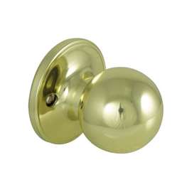 ProSource Dummy Door Knob, Polished Brass, 3 Grade
