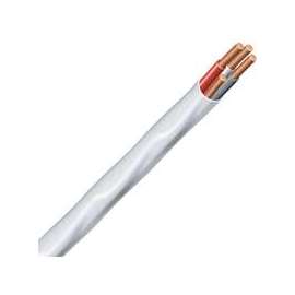 Southwire 14/3NM-WGX25 Type NM-B Sheathed Cable, 14 AWG, 25 ft L, White Nylon Sheath