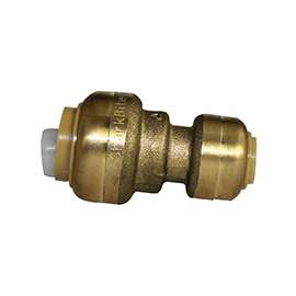 SharkBite U050LFA Tube Coupler, 1/2 x 1/4 in
