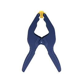 IRWIN 58300 Spring Clamp, 3 in Clamping, Resin, Blue/Yellow