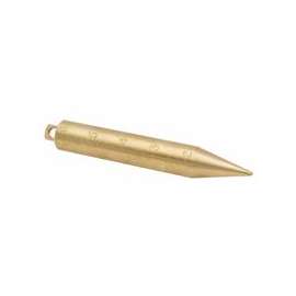 Tank Gauging Plumb Bobs, 20 oz, Brass, English/Metric