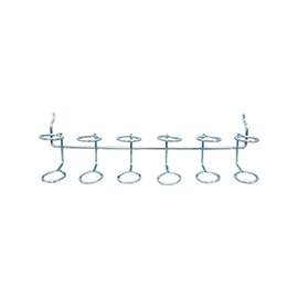 Crawford 18777 Peg Hook Holder, Steel, Zinc