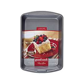 Goodcook 04010 Cake Pan, Oblong, Steel