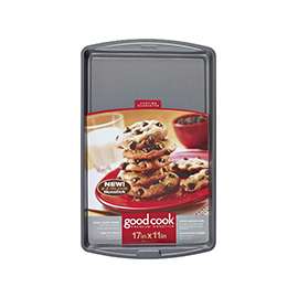 Goodcook 04022 Cookie Sheet, 17 in L, 11 in W, Steel