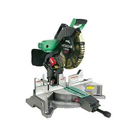 HITACHI C12FDH Miter Saw with Laser Marker, 1-31/32 x 8 in at 45 deg, 1-7/32 x 8 in at 45 deg Cutting, 12 in Dia Blade