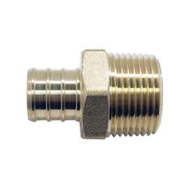 Apollo APXMA34345PK Pipe Adapter, 3/4 in PEX, 3/4 in MPT