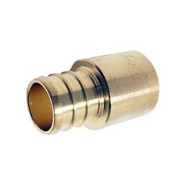 Apollo APXMSA11 Pipe Adapter, 1 in PEX, 1 in Male Solder