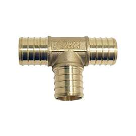 Apollo APXT11 Tube Tee, 1 x 1 in Run, 1 in Branch, PEX x PEX Run Connection, PEX Branch Connection