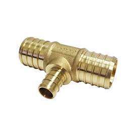 Apollo APXT1112 Tube Tee, 1 x 1 in Run, 1/2 in Branch, PEX x PEX Run Connection, PEX Branch Connection