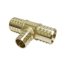 Apollo APXT1134 Tube Tee, 1 x 1 in Run, 3/4 in Branch, PEX x PEX Run Connection, PEX Branch Connection