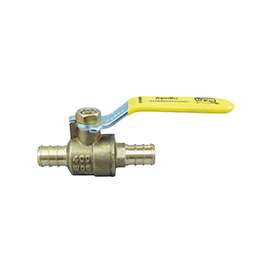 Apollo APXV1212 Ball Valve, 1/2 x 1/2 in Crimp, 2 Ports/Ways, Brass