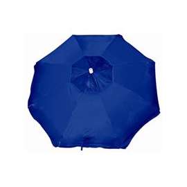 Rio Brands Essential Outdoor Umbrella, 6-1/2 Ft Pole H, 6-1/2 Ft Dia., Blue
