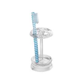 iDESIGN 45320 Toothbrush Stand, Plastic
