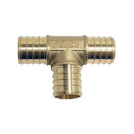 Apollo CPXT345PK Tube Tee, 3/4 x 3/4 in Run, 3/4 in Branch, PEX x PEX Run Connection, PEX Branch Connection