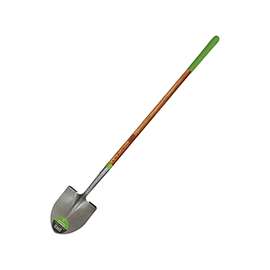 AMES 2535600 Shovel, 11 in L Blade, 8-3/4 in W Blade, Hardwood Handle